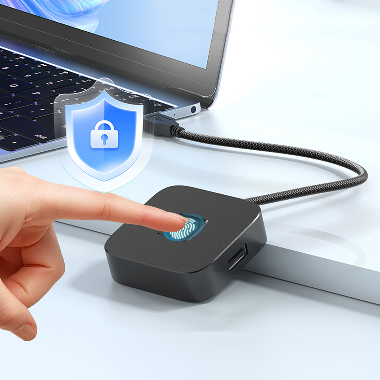 Fingerprint Reader Usb - Fingerprint Scanner with USB Hub For