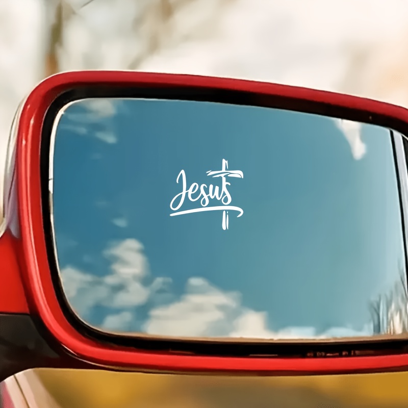 Jesus Cross Car Rearview Mirro - Laptop Accessories Aesthetic recension och pris