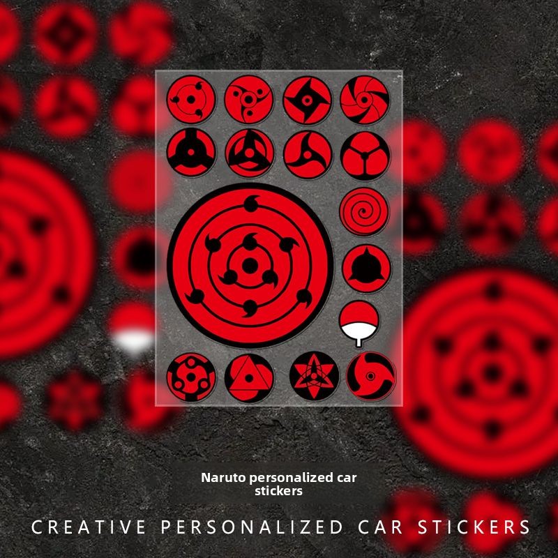 Sharingan Eye Die-cut Sticker  - Laptop Accessories Kit recension och pris