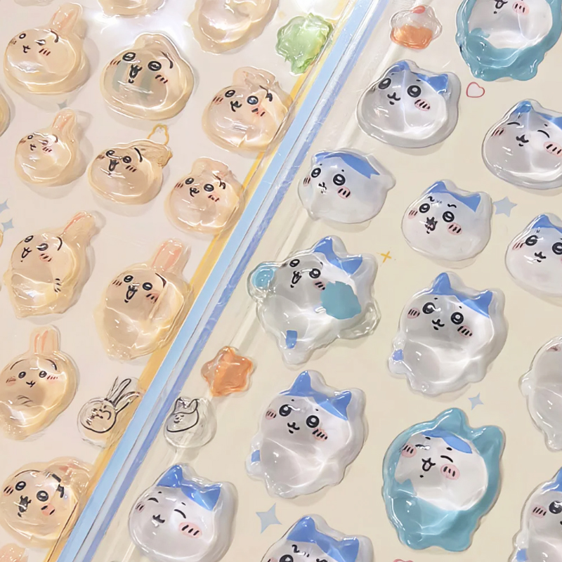 Chiikawa 3D Cute Relief Sticke - Laptop Accessories Aesthetic recension och pris