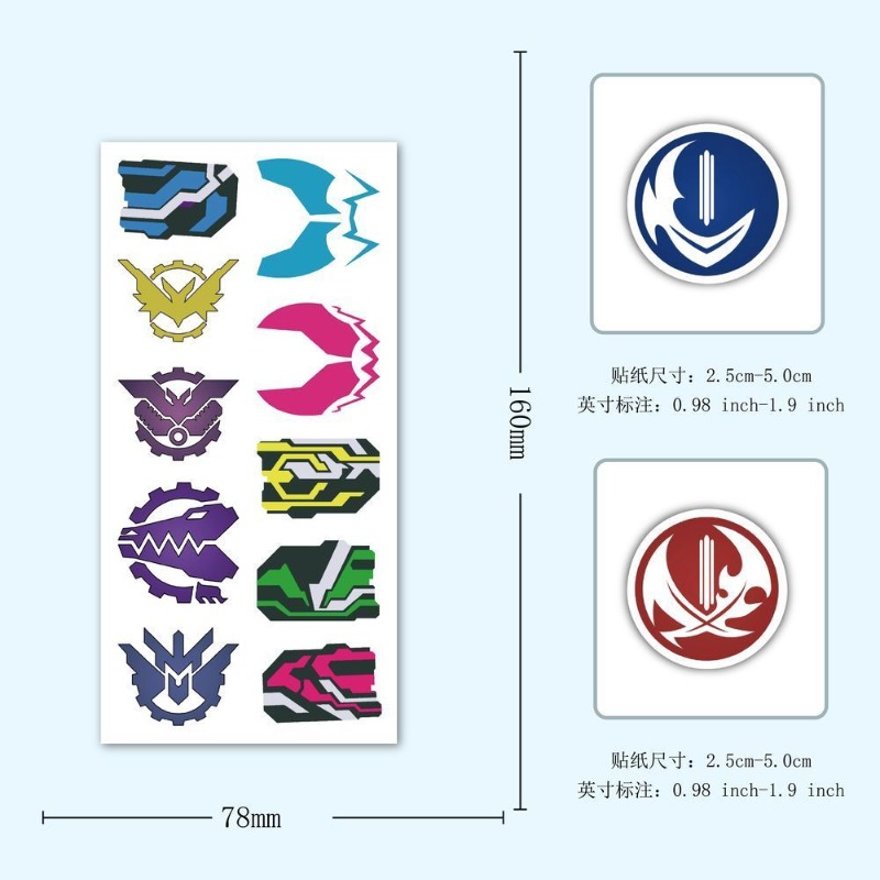 60 Sheets Kamen Rider Logo Sti - Laptop Accessories Aesthetic recension och pris